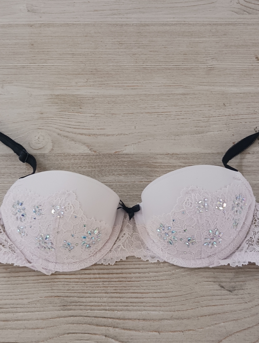 Victoria Secret Dream Angel Lace Embellished Push-Up Paddef Bra